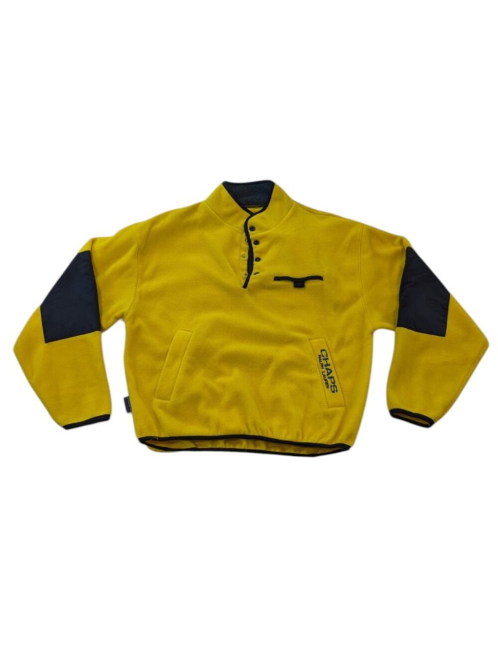 VTG Chaps By Ralph Lauren 1/4 Zip Ski Fleece Jacket Men's L Polo Sport Gorpcore